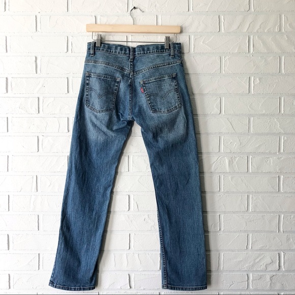 Levi’s slim ankle length mid rise blue jeans w 28 - Picture 3 of 13